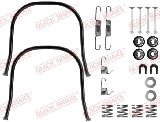 Priedų komplektas, stabdžių trinkelės QUICK BRAKE 105-0633
