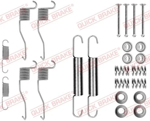 Priedų komplektas, stabdžių trinkelės QUICK BRAKE 105-0639R