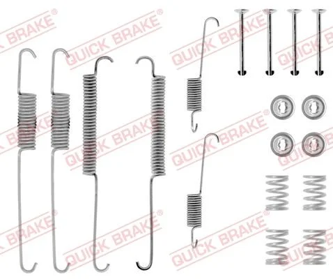 Priedų komplektas, stabdžių trinkelės QUICK BRAKE 105-0640