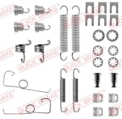 Priedų komplektas, stabdžių trinkelės QUICK BRAKE 105-0644