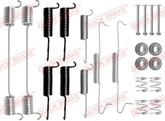 Priedų komplektas, stabdžių trinkelės QUICK BRAKE 105-0648