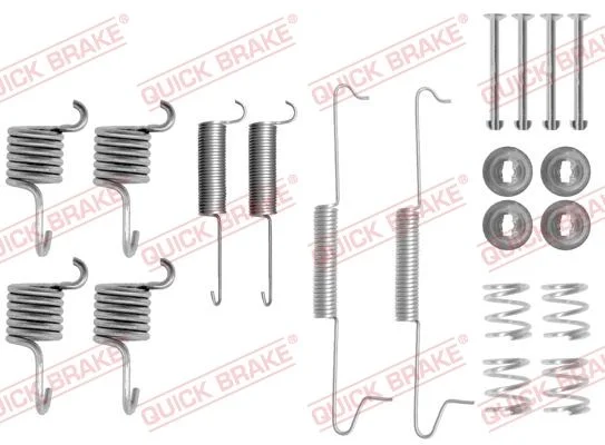 Комплект приладдя, гальмівна колодка QUICK BRAKE 105-0649