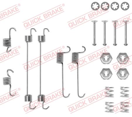 Комплект приладдя, гальмівна колодка QUICK BRAKE 105-0650