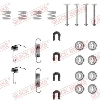 Priedų komplektas, stabdžių trinkelės QUICK BRAKE 105-0655
