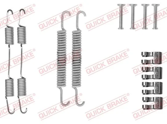Priedų komplektas, stabdžių trinkelės QUICK BRAKE 105-0666