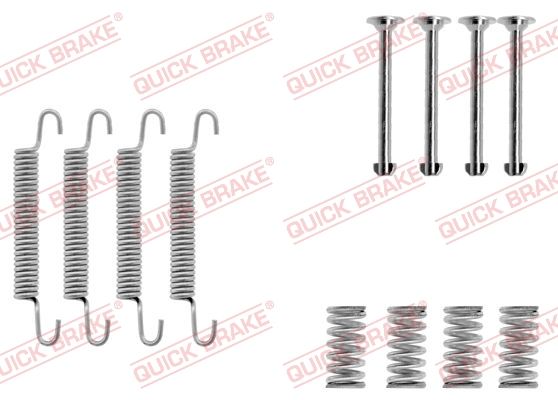 Комплект приладдя, колодка стоянкового гальма QUICK BRAKE 105-0667