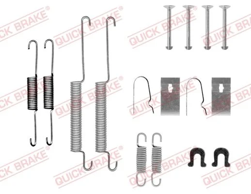 Priedų komplektas, stabdžių trinkelės QUICK BRAKE 105-0668