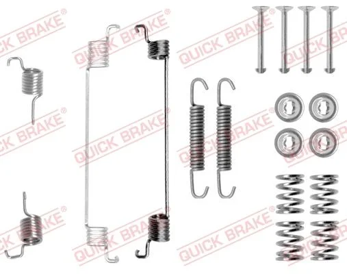 Priedų komplektas, stabdžių trinkelės QUICK BRAKE 105-0672