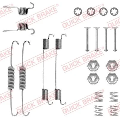 Priedų komplektas, stabdžių trinkelės QUICK BRAKE 105-0674