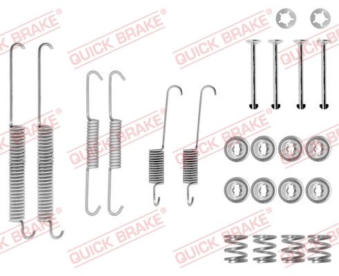 Priedų komplektas, stabdžių trinkelės QUICK BRAKE 105-0678