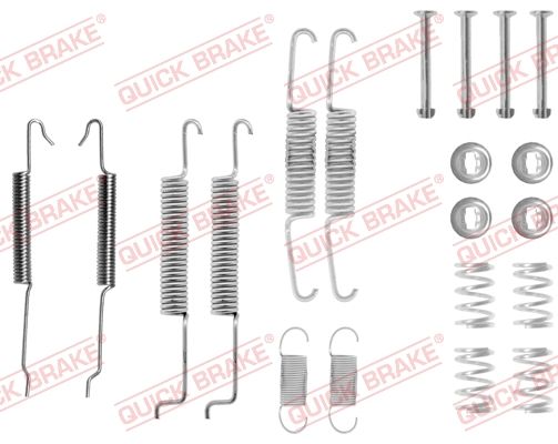 Комплект приладдя, гальмівна колодка QUICK BRAKE 105-0680