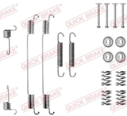 Priedų komplektas, stabdžių trinkelės QUICK BRAKE 105-0682