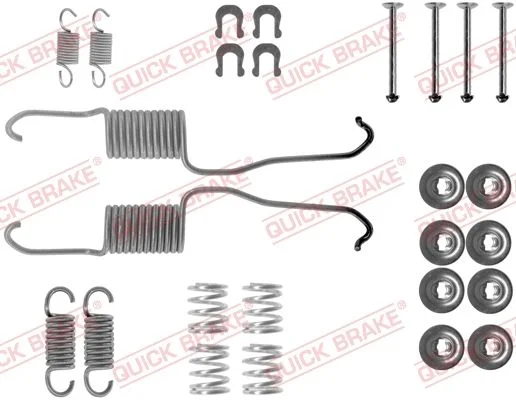 Priedų komplektas, stabdžių trinkelės QUICK BRAKE 105-0684