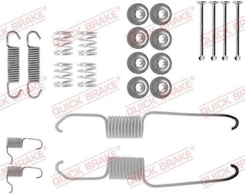 Priedų komplektas, stabdžių trinkelės QUICK BRAKE 105-0685