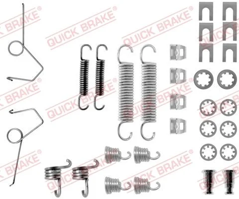 Priedų komplektas, stabdžių trinkelės QUICK BRAKE 105-0686