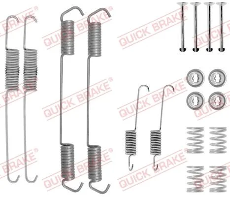 Priedų komplektas, stabdžių trinkelės QUICK BRAKE 105-0689