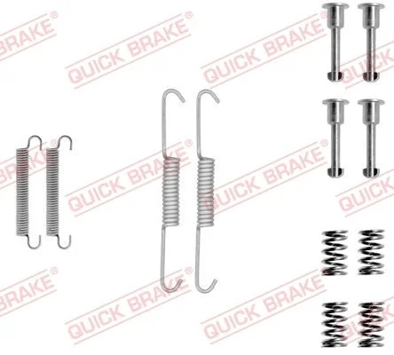 Priedų komplektas, stovėjimo stabdžių trinkelės QUICK BRAKE 105-0690