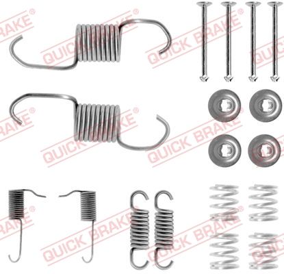 Priedų komplektas, stabdžių trinkelės QUICK BRAKE 105-0696