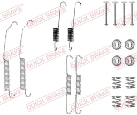 Priedų komplektas, stabdžių trinkelės QUICK BRAKE 105-0701