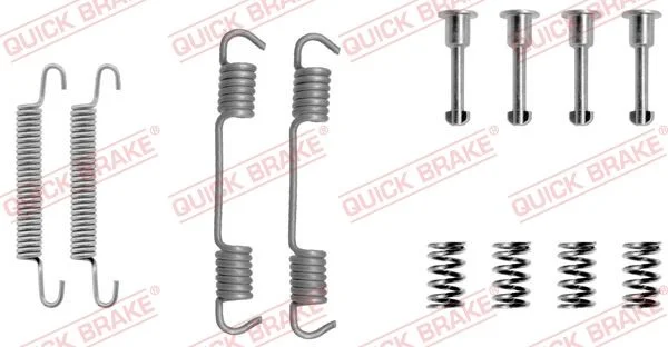 Accessory Kit, parking brake shoes QUICK BRAKE 105-0708