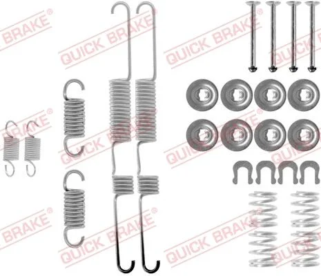 Priedų komplektas, stabdžių trinkelės QUICK BRAKE 105-0733