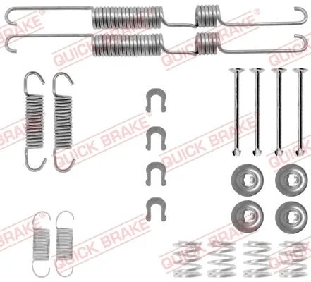 Priedų komplektas, stabdžių trinkelės QUICK BRAKE 105-0738