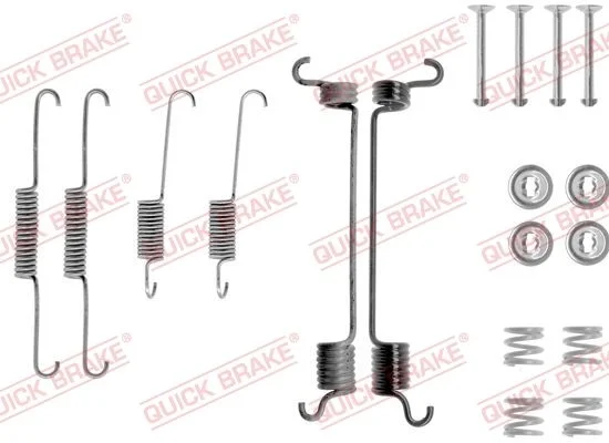 Priedų komplektas, stabdžių trinkelės QUICK BRAKE 105-0741
