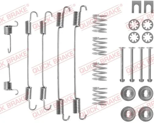 Комплект приладдя, гальмівна колодка QUICK BRAKE 105-0747
