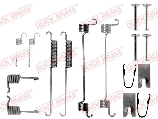 Priedų komplektas, stabdžių trinkelės QUICK BRAKE 105-0749