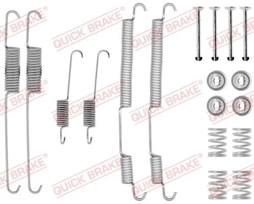 Priedų komplektas, stabdžių trinkelės QUICK BRAKE 105-0755