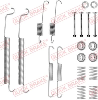 Комплект приладдя, гальмівна колодка QUICK BRAKE 105-0756