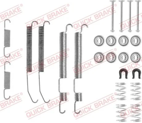 Priedų komplektas, stabdžių trinkelės QUICK BRAKE 105-0759