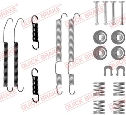 Priedų komplektas, stabdžių trinkelės QUICK BRAKE 105-0760