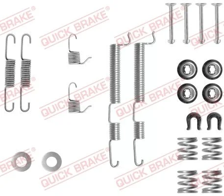 Priedų komplektas, stabdžių trinkelės QUICK BRAKE 105-0765