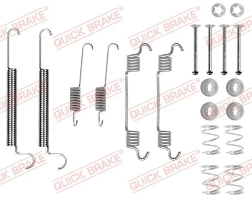 Priedų komplektas, stabdžių trinkelės QUICK BRAKE 105-0766