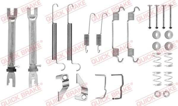 Priedų komplektas, stabdžių trinkelės QUICK BRAKE 105-0766S