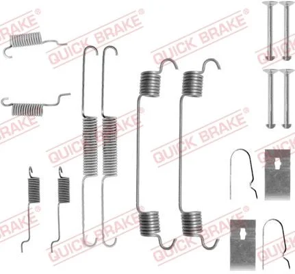 Priedų komplektas, stabdžių trinkelės QUICK BRAKE 105-0767
