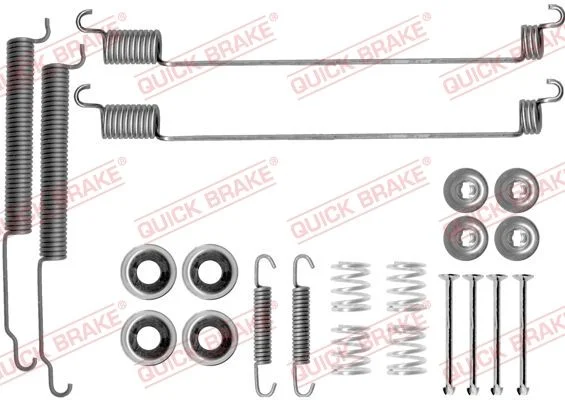 Priedų komplektas, stabdžių trinkelės QUICK BRAKE 105-0768