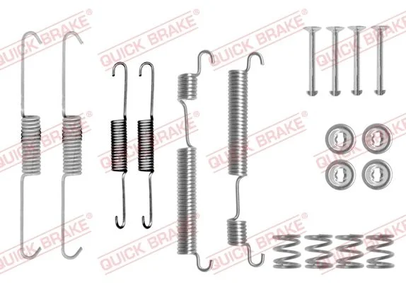 Priedų komplektas, stabdžių trinkelės QUICK BRAKE 105-0770