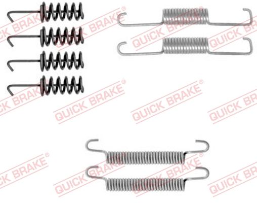 Accessory Kit, parking brake shoes QUICK BRAKE 105-0774