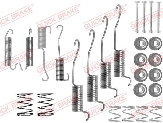 Priedų komplektas, stabdžių trinkelės QUICK BRAKE 105-0776