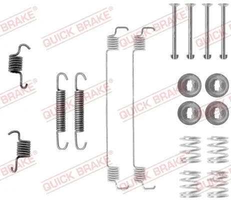 Priedų komplektas, stabdžių trinkelės QUICK BRAKE 105-0777