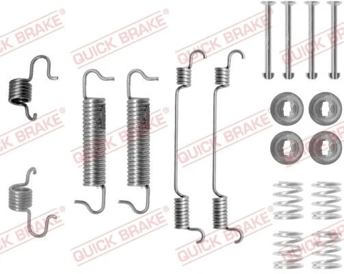 Priedų komplektas, stabdžių trinkelės QUICK BRAKE 105-0780