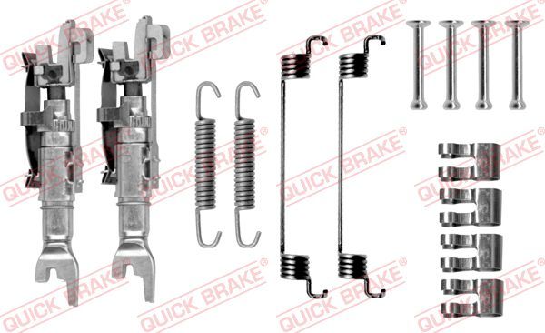 Priedų komplektas, stabdžių trinkelės QUICK BRAKE 105-0783S