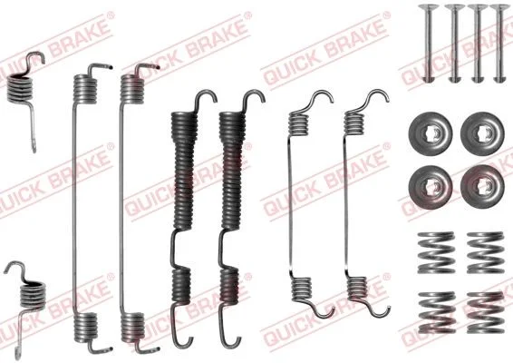 Priedų komplektas, stabdžių trinkelės QUICK BRAKE 105-0786