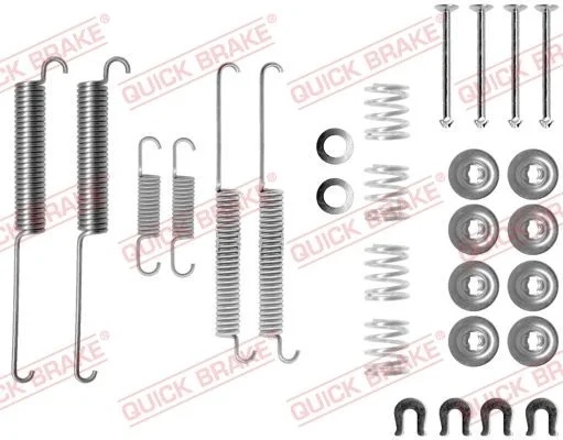 Priedų komplektas, stabdžių trinkelės QUICK BRAKE 105-0787
