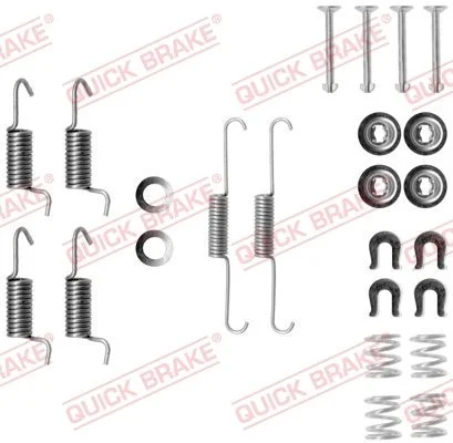 Accessory Kit, parking brake shoes QUICK BRAKE 105-0788
