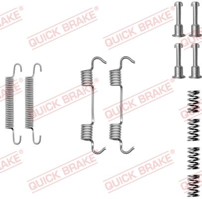 Комплект приладдя, колодка стоянкового гальма QUICK BRAKE 105-0801