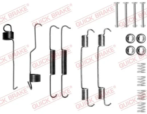 Priedų komplektas, stabdžių trinkelės QUICK BRAKE 105-0804
