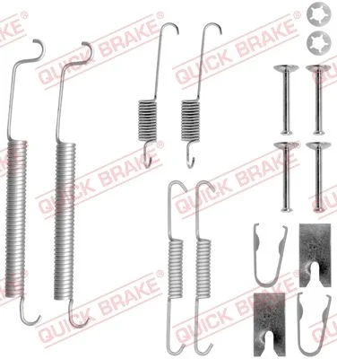 Priedų komplektas, stabdžių trinkelės QUICK BRAKE 105-0807
